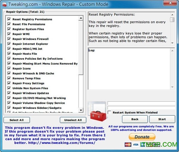 Windows Repair怎么用