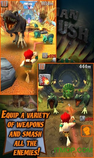 原始人冲冲冲(Caveman Dino Rush)v1.0.7 安卓版