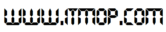 UnidreamLED液晶电子表字体