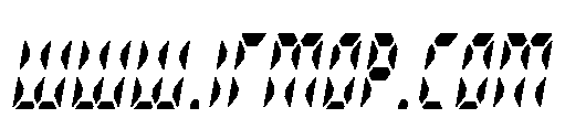 RADIOLANDSLIM电子表字体免费版