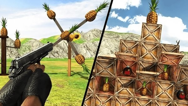 菠萝射击3D最新版v1.1 安卓版