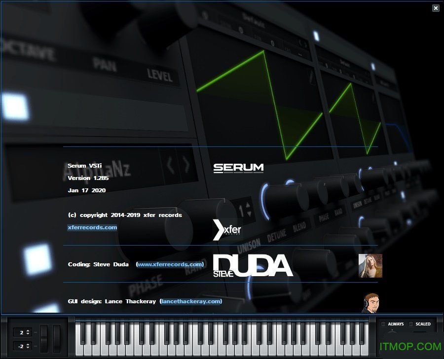 电子音乐合成器软件Xfer Serum&amp;SerumFXv1.2.8b5 win版