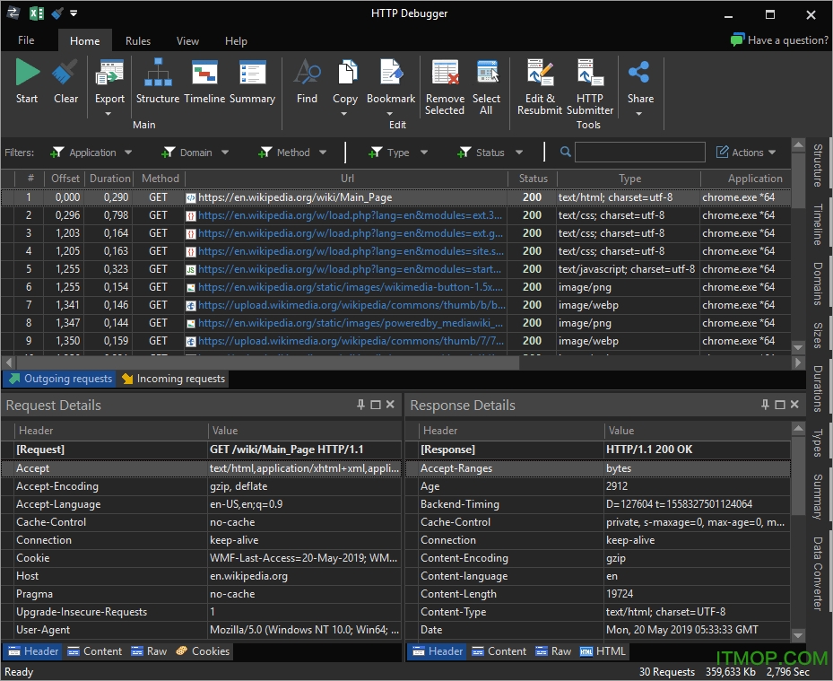 HTTP Debugger Professional(进程抓包工具)v9.10 最新版