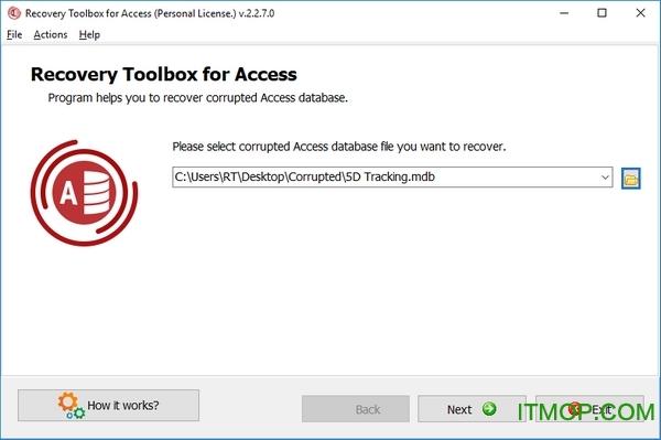 MS Access数据恢复程序(Recovery Toolbox for Access)v2.2.7.0 官方最新版