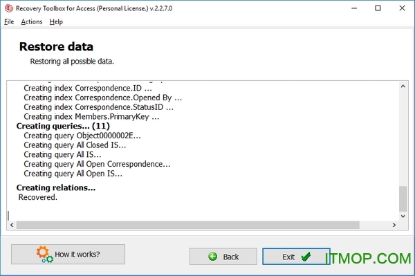 MS Access数据恢复程序(Recovery Toolbox for Access)