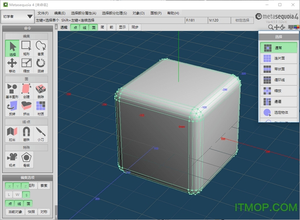 水杉建模(metasequoia 4)v4.5.9 中文绿色版