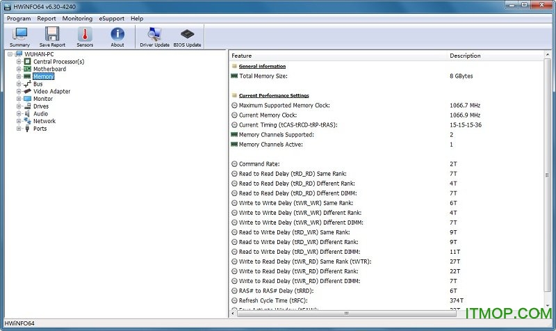 hwinfo64汉化版(系统信息工具)v7.26 Build 4800 中文绿色版