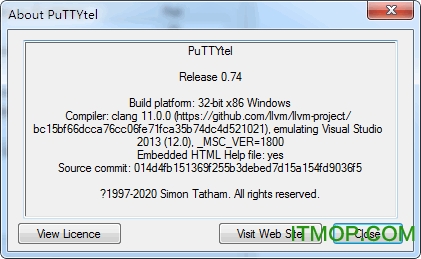 puttytel登录软件(puttytel.exe)v0.74 官方版