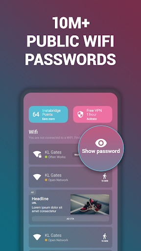 Instabridge的WiFi密码v20.2.4 安卓版