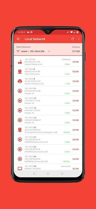 PortDroid app