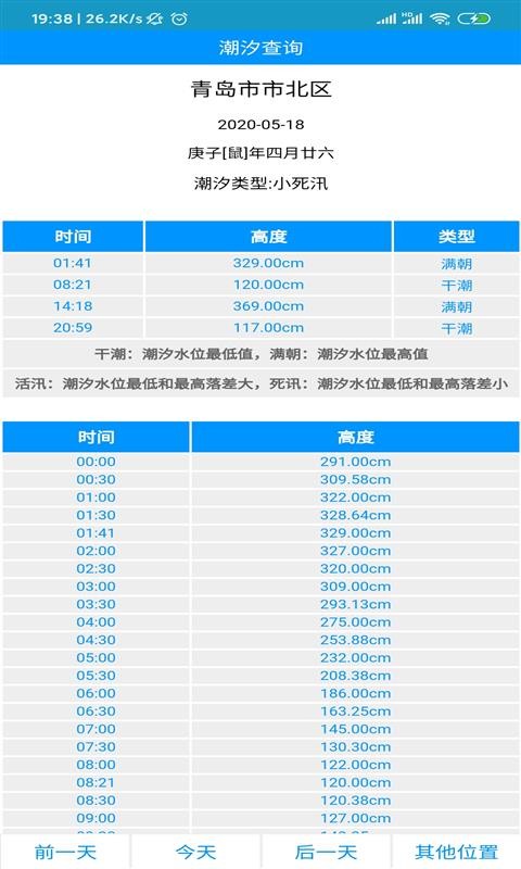 实时潮汐查询软件v1.0.4 免费安卓版