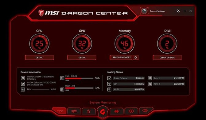 微星Dragon Center
