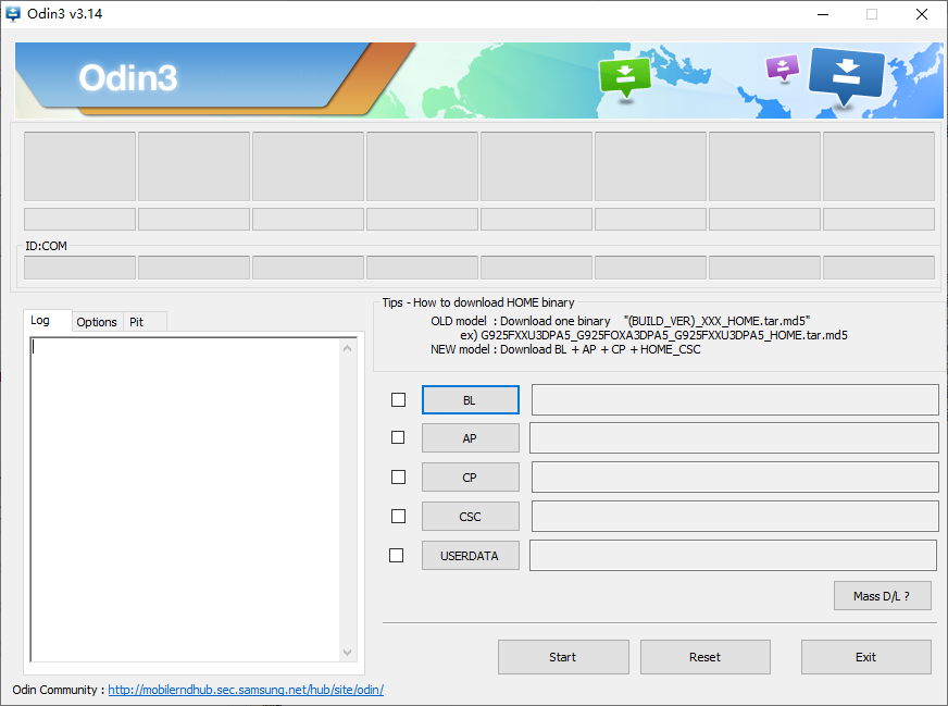 三星线刷工具Odin Downloader Toolv3.14.4 绿色版