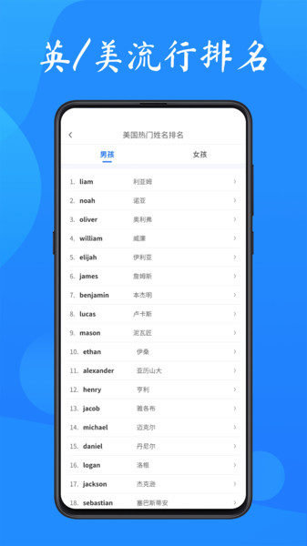 英文名起名取名助手v2.0.2 安卓版