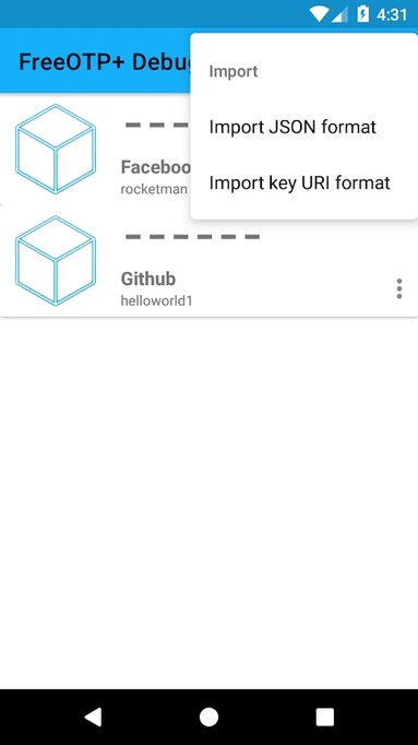 FreeOTP+官方最新版v2.7 安卓版