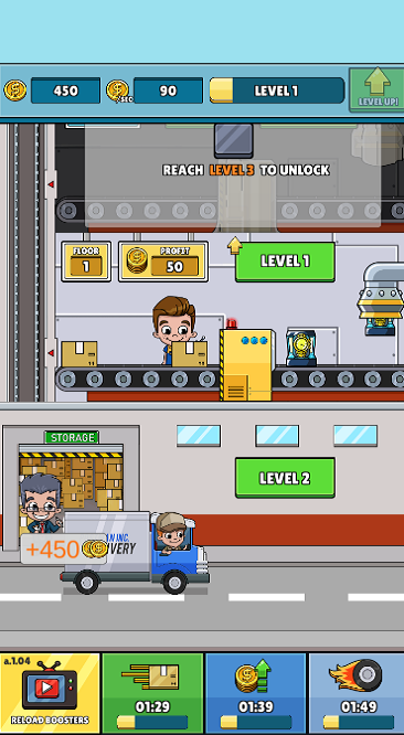 Idle Delivery Tycoon中文版v1.04 安卓版