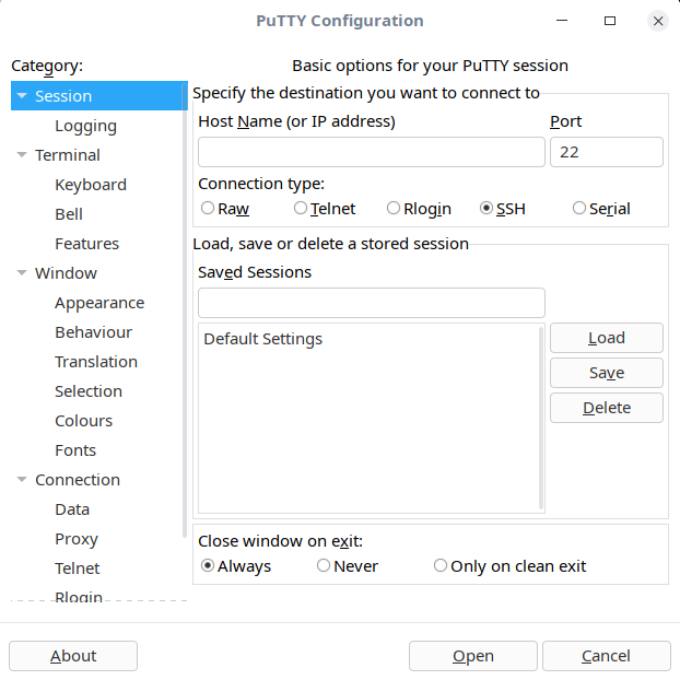 putty linux版v0.74 安装版