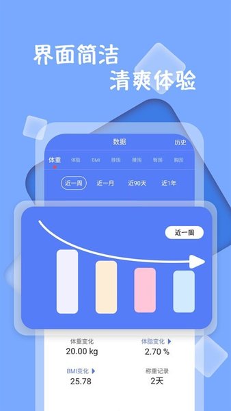 体重记录打卡APP