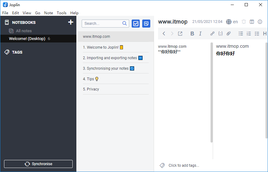 joplin笔记v2.8.5 官方pc版