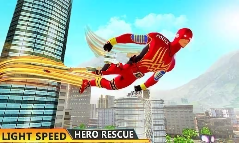 城市飞人之战手游(Flying Superman Robot Transform Car)v4.0 安卓版