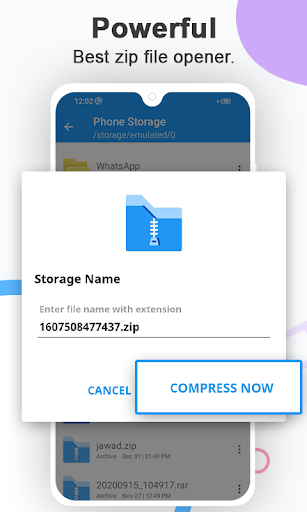 Zip Unzipper app