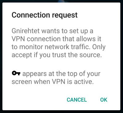 gnirehtet电脑端