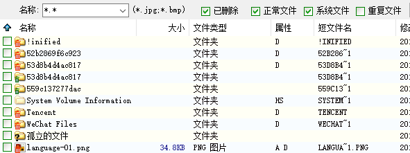 文件恢复