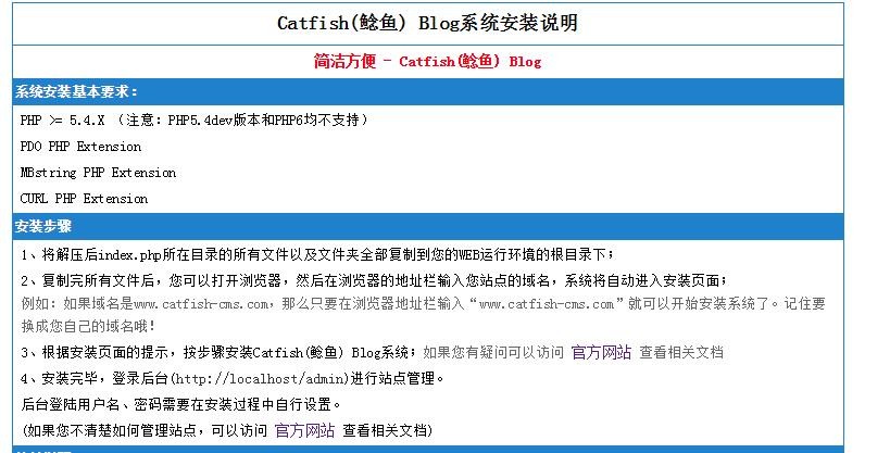 Catfish鲶鱼blog系统v4.2.6 官方版