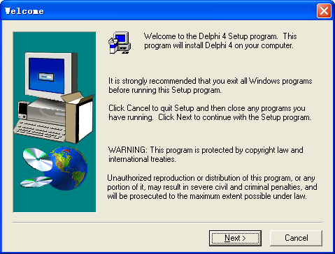 Delphi4.0安装