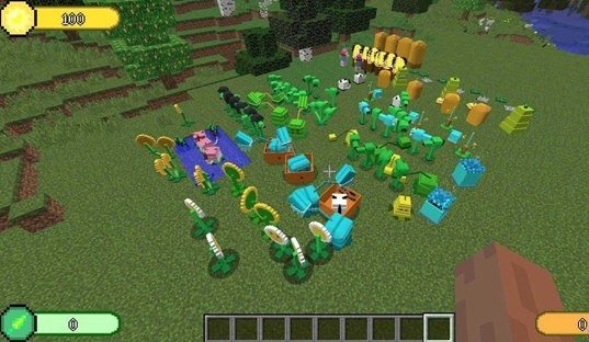 我的世界mc植物大战僵尸模组v1.16.5 安装版