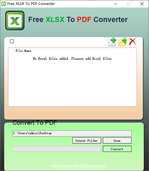 Free Xlsx to PDF Converterv1.0 免费版