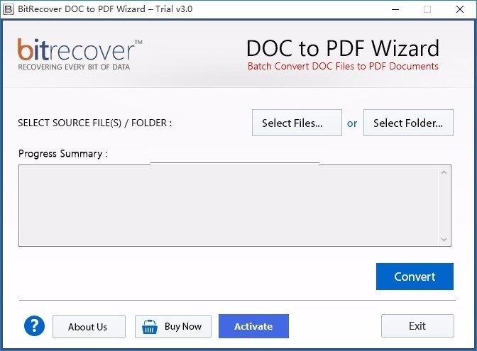 BitRecover PDF to DOC Wizard(PDF转DOC工具)v3.0 免费版