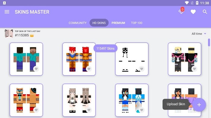 我的世界皮肤大师(Skins MASTER for Minecraft PE)v3.1.9 安卓版