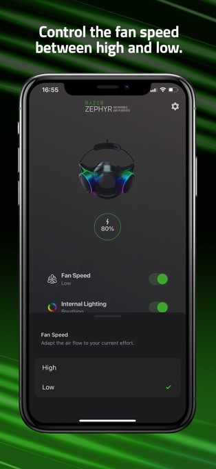 Razer Zephyr app