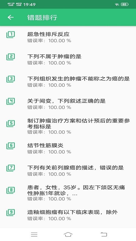 病理学主治医师考试题库v1.2.4安卓版