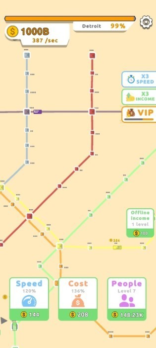 地铁连接地图设计游戏