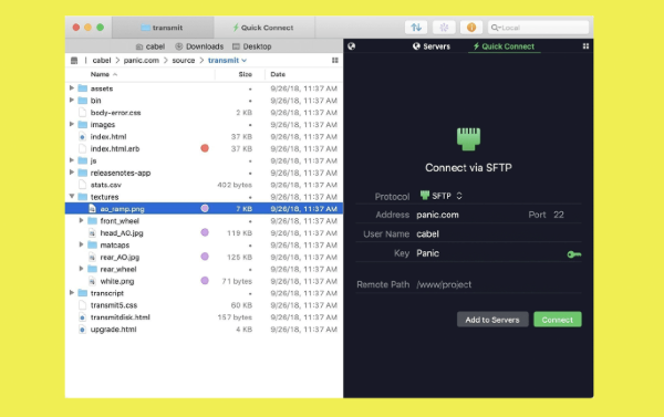 MAC上传下载FTP工具(Transmit)v5.8.4 苹果电脑版