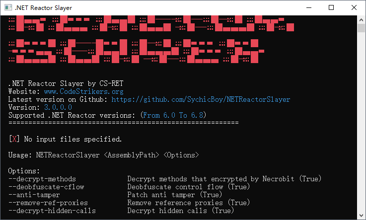 开源脱壳工具.Net Reactor Slayerv3.0.0.0 中文免费版