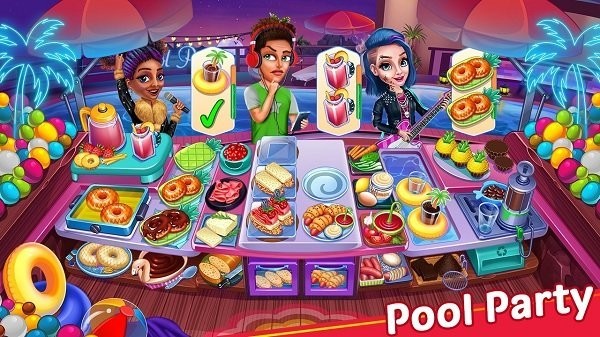烹饪派对餐厅狂热厨师烹饪游戏(cooking party)v3.2.8 安卓版