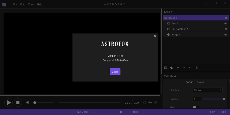 Astrofox音乐可视化效果软件安装