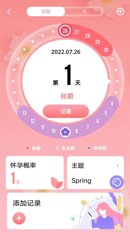 月经期计算appv1.0.0 安卓版