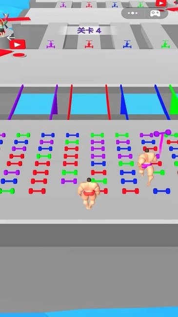 猛男冲冲冲3D游戏