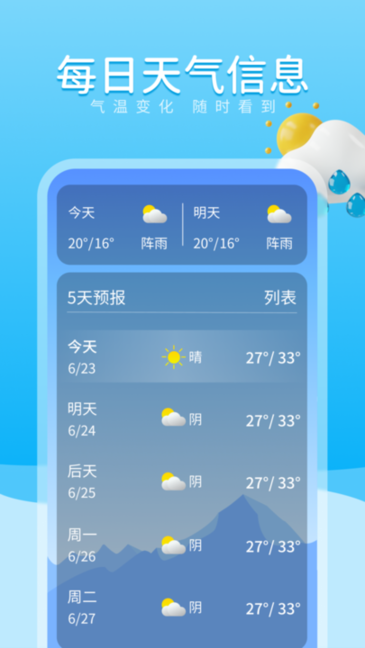 吉时天气通软件