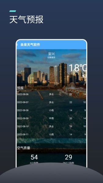 未来天气软件v1.0.1 安卓版